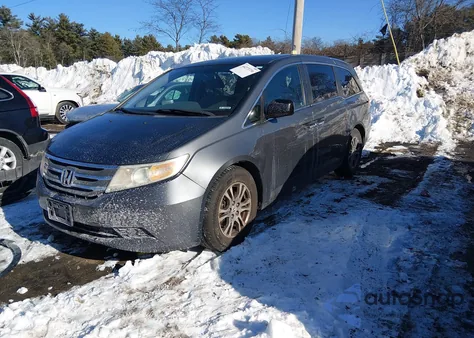 2011 Honda Odyssey Ex из США, поврежденный, VIN 5FNRL5H46BB074028